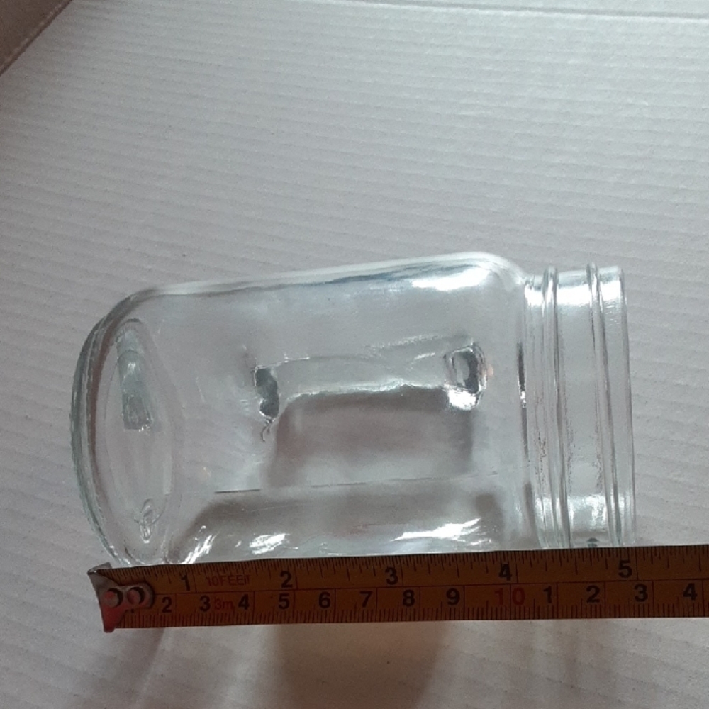 Olympic Glass Mug with Handle - Red Maple Leaf & Rings Design - Picture 8 of 9